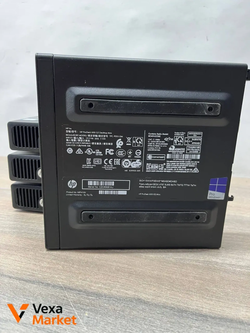 ПК HP ProDesk 600 G2 Mini i5-6500T 8GB DDR4 SSD 120GB Wifi — фото 5