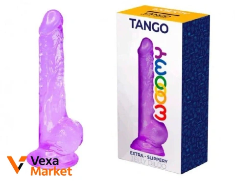 Фаллоимитатор Tango Jelly Dildo 18 см фиолетовый