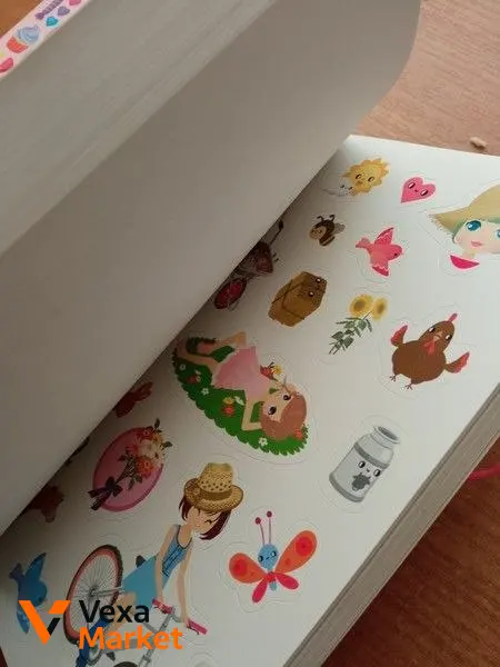 Книги с наклейками для девочек 6-10 лет Махаон — фото 2