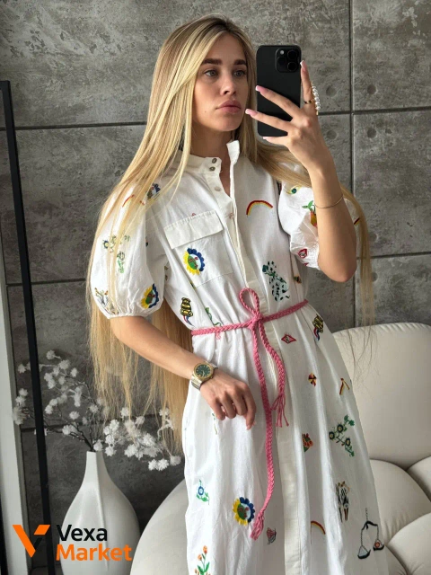 Сукня Alemais Льон з вишивкою