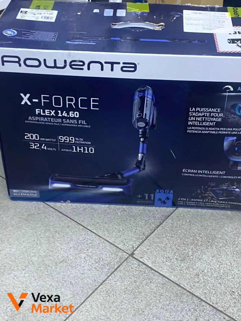 Акумуляторний пилосос Rowenta X-Force 14.60 Auto Aqua RH99C0WO — фото 4