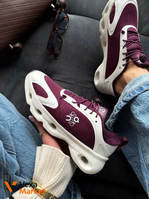 On Cloudsolo x Loewe White/Bordo