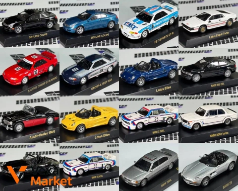 Модели автомобилей Kyosho в ассортименте