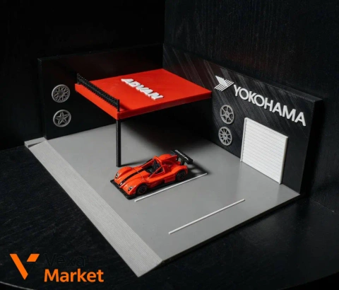 3D диорама 1:64 JDM стиль для Hot Wheels