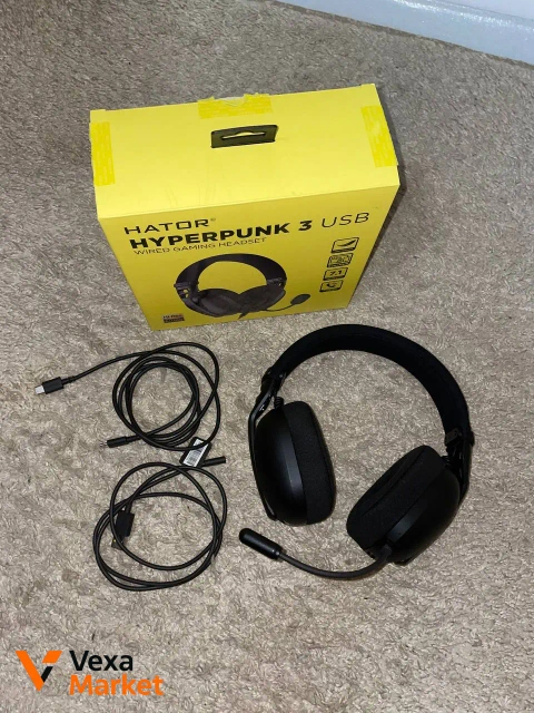 Игровые наушники HATOR HYPERPUNK 3 USB с микрофоном