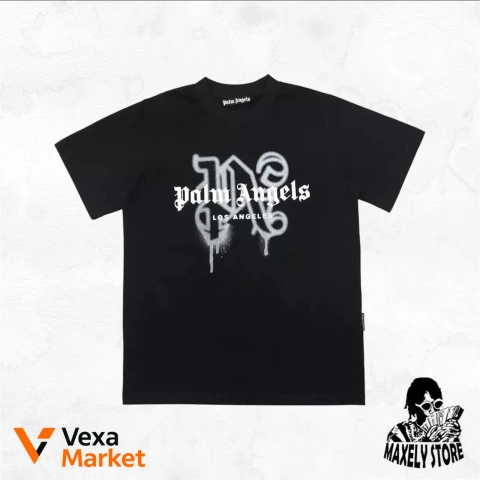 Palm Angels Футболка мужская черная