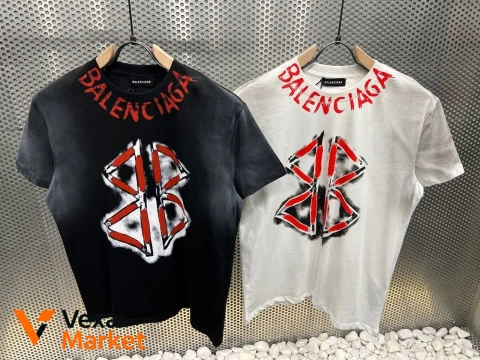 Футболка Balenciaga мужская премиум качества 100% хлопок