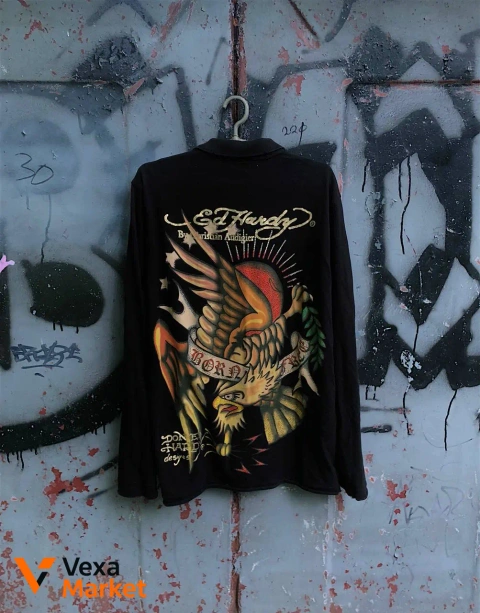 Ed Hardy Лонгслив с принтом орла