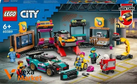 Конструктор LEGO City 60389 Гараж для тюнинга