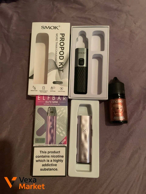 Pod-системи Smok Propod Kit та Elf Bar ELFX Mini