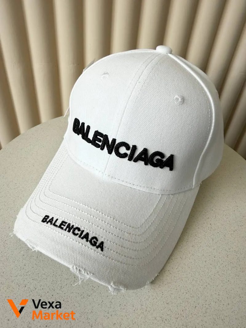 Кепка Balenciaga с вышитым логотипом — фото 5