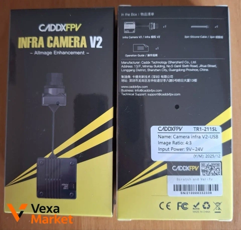 FPV камеры Caddx Ratel 2 и Caddx Infra V2-USB