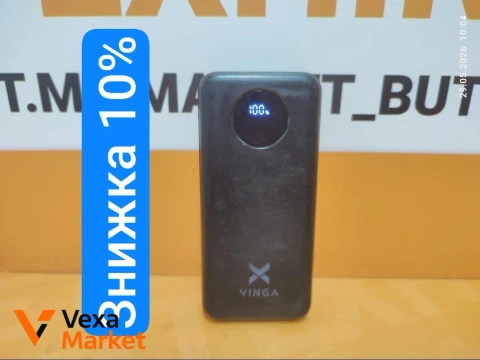 Зовнішній акумулятор (POWER BANK) VINGA VPBB2022 20000 mAh