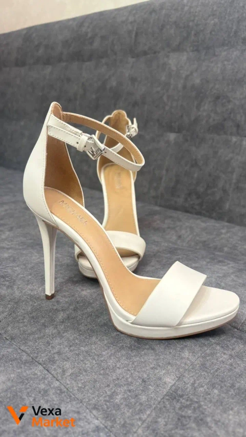 Босоніжки Michael Kors шкіряні білі 36.5