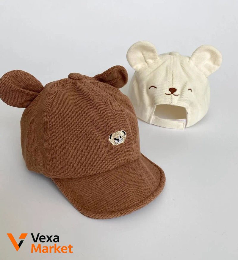 Кепка детская с ушками медвежонка — фото 2