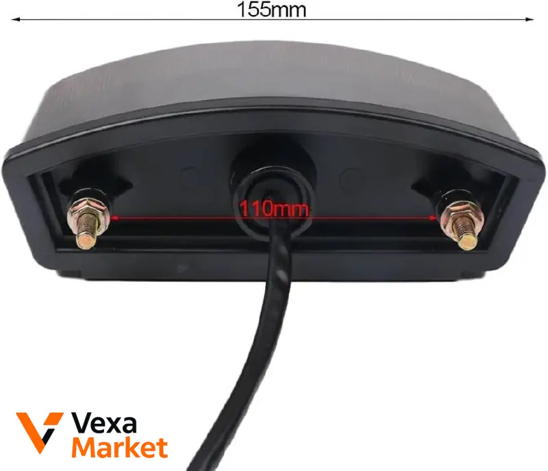 Универсальный задний LED мото-фонарь стоп / габарит / подсветка номера — фото 6