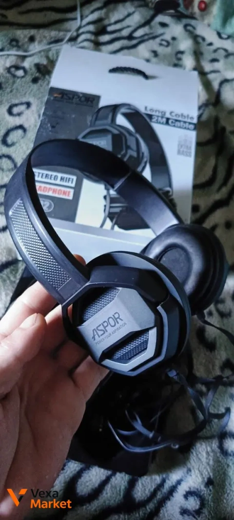 Наушники ASpor S102 Stereo Hi-Fi с микрофоном