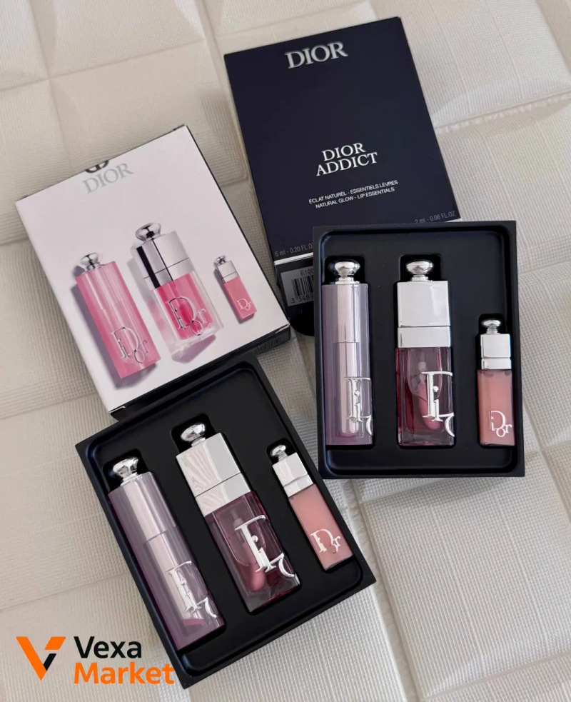 Подарунковий набір для губ Dior Addict 3-в-1 (Бальзам, Олійка-блиск, Максимайзер) — фото 6