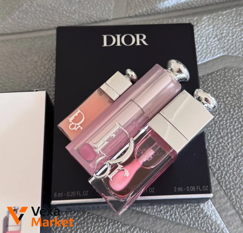 Подарунковий набір для губ Dior Addict 3-в-1 (Бальзам, Олійка-блиск, Максимайзер) — фото 7