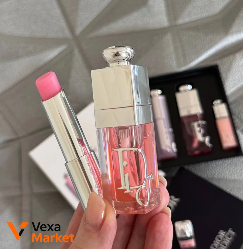 Подарунковий набір для губ Dior Addict 3-в-1 (Бальзам, Олійка-блиск, Максимайзер) — фото 8