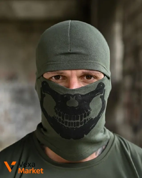Тактическая балаклава "VAMPIRE" олива/койот, унисекс