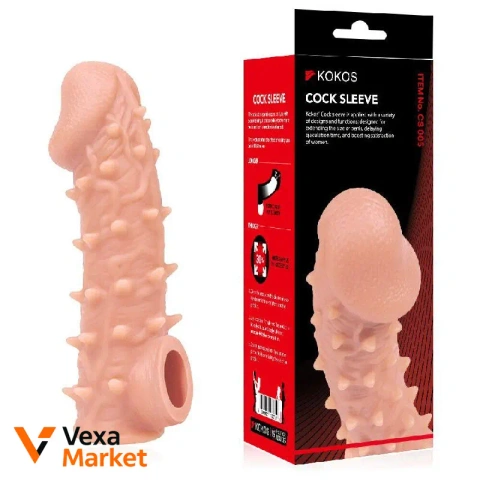 Насадка на член Kokos Cock Sleeve CS 005 L