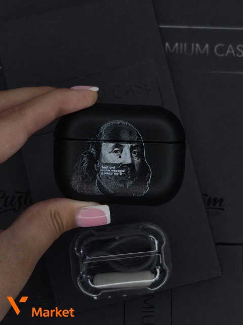 Чохол для AirPods Pro 2 з зображенням Бенджаміна Франкліна