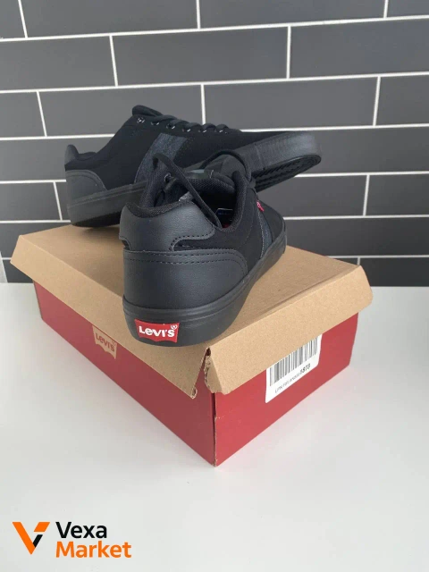 Мужские кеды Levi’s 517777-A48 Black Mono Chrome EUR 44.5