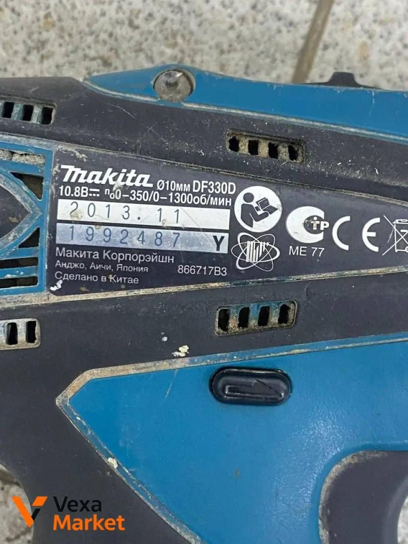 Аккумуляторная дрель-шуруповерт Makita DF330D — фото 2