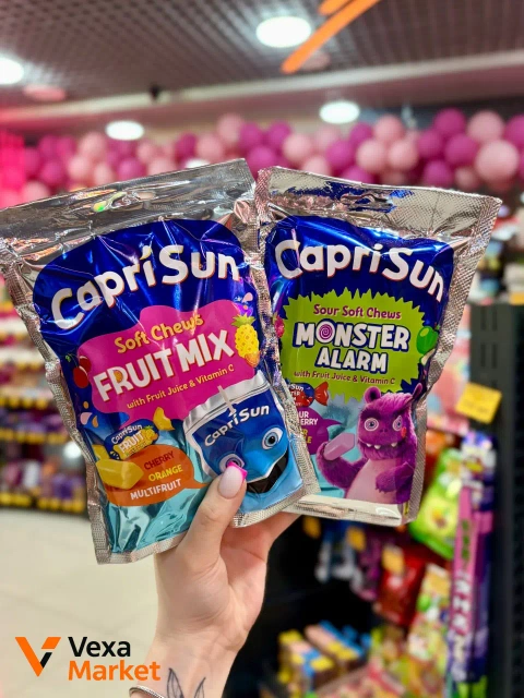 Жувальні цукерки Capri-Sun Fruit Mix / Monster Alarm 147г