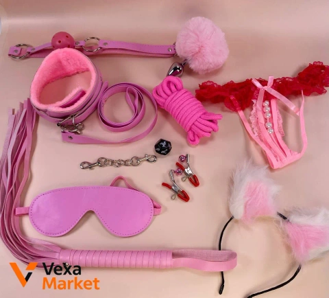 БДСМ-набір "Love Bunny" з 10 предметів