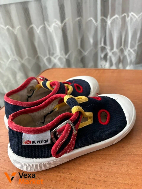 Детские макасины Superga размер 23 (стелька 14 см)