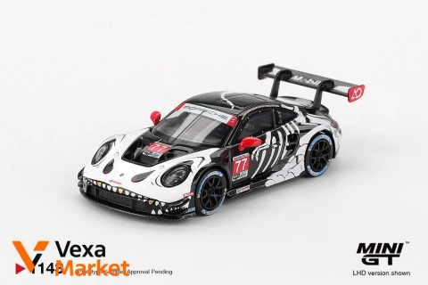 Mini GT Porsche 911 GT3 R #77 AO Racing 2025 IMSA Petit Le Mans