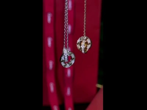 Cartier Love Necklace, 18K Gold, 0.30ct Diamonds