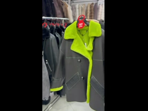 Эксклюзивная дублянка Porto из премиального мерино с защитным покрытием silk