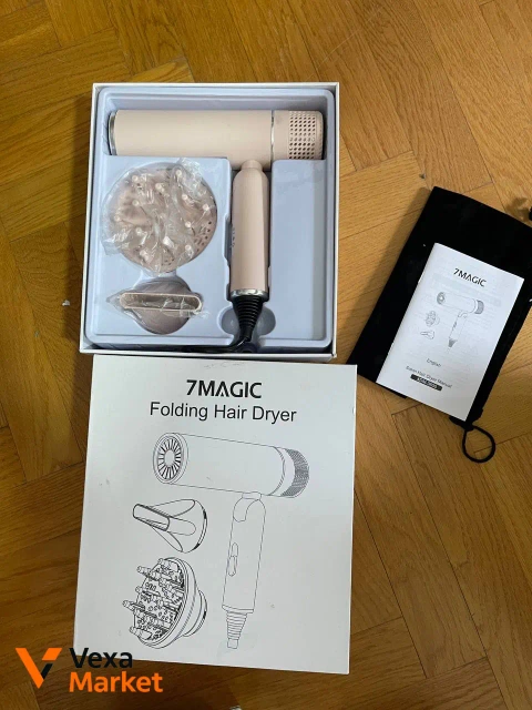7MAGIC Folding Hair Dryer 1600W