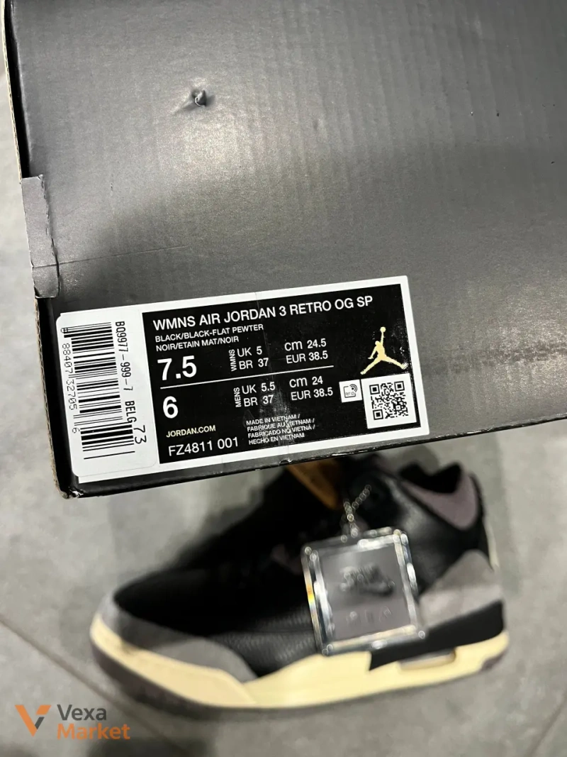 A Ma Maniére x Air Jordan 3 Retro кроссовки — фото 8