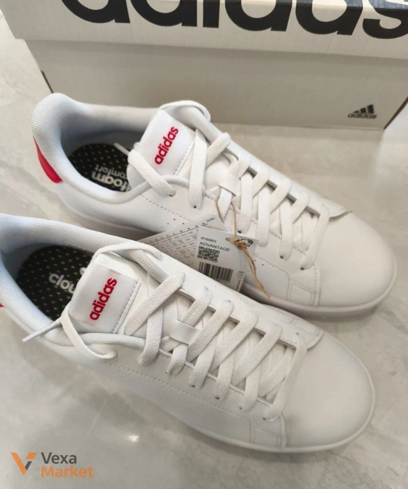 Adidas Advantage кроссовки мужские белые 41.5 р — фото 2