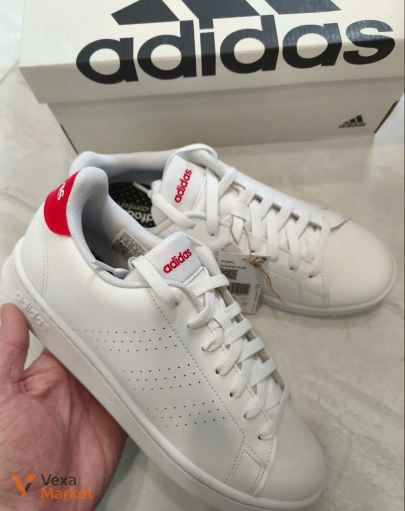 Adidas Advantage кроссовки мужские белые 41.5 р — фото 3