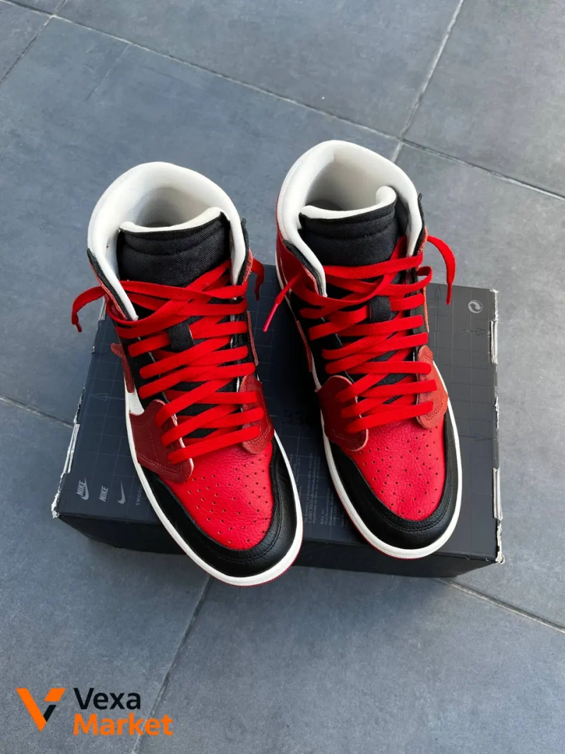 Air Jordan 1 High "Red Sport" кроссовки мужские размер 44 — фото 3