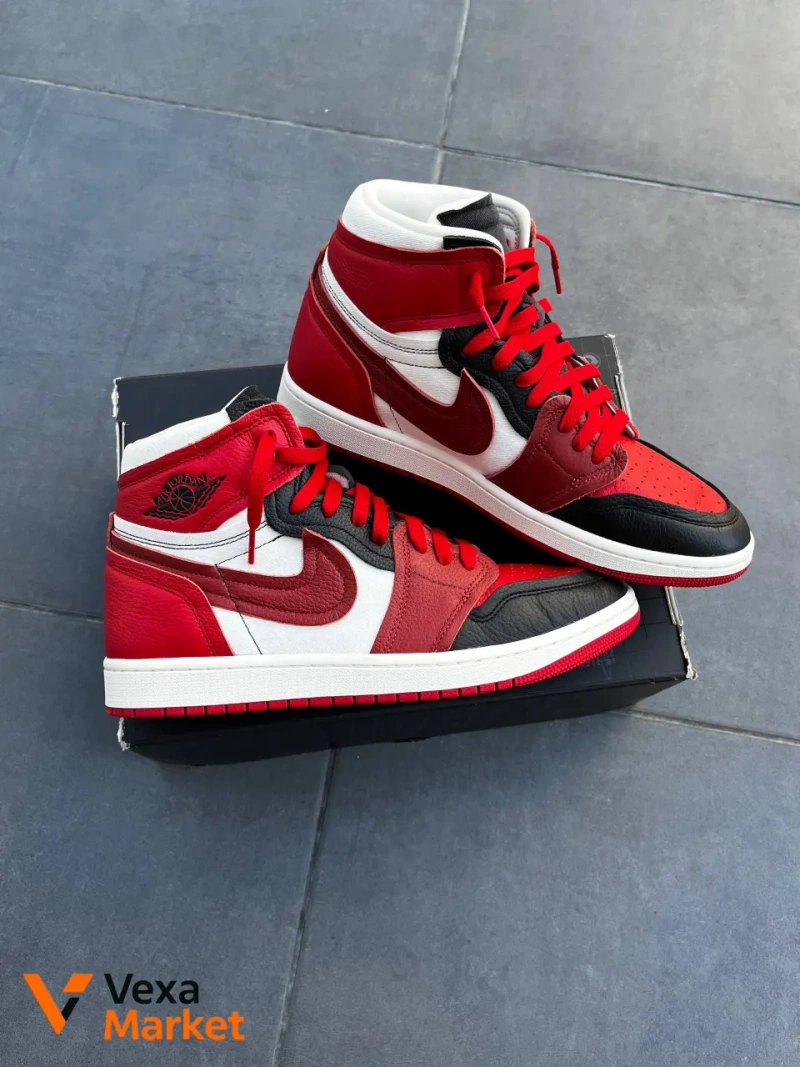 Air Jordan 1 High "Red Sport" кроссовки мужские размер 44 — фото 4