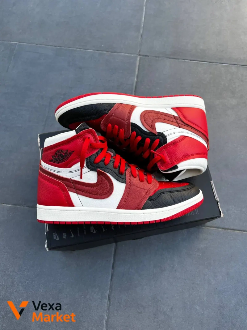 Air Jordan 1 High "Red Sport" кроссовки мужские размер 44 — фото 5