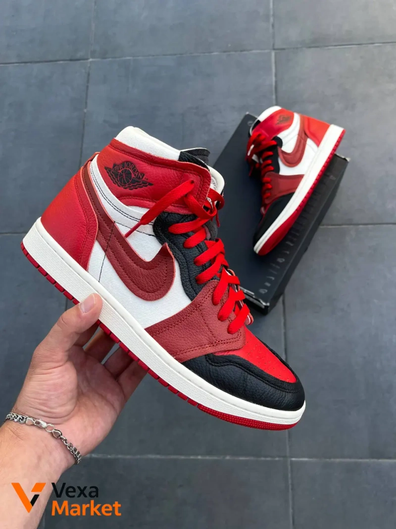 Air Jordan 1 High "Red Sport" кроссовки мужские размер 44 — фото 6