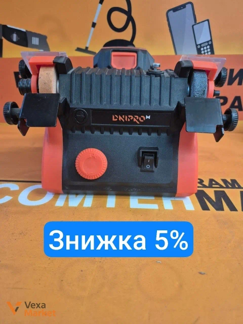 Акумуляторний точильний верстат Dnipro-M DBG-200 х АКБ BP-220