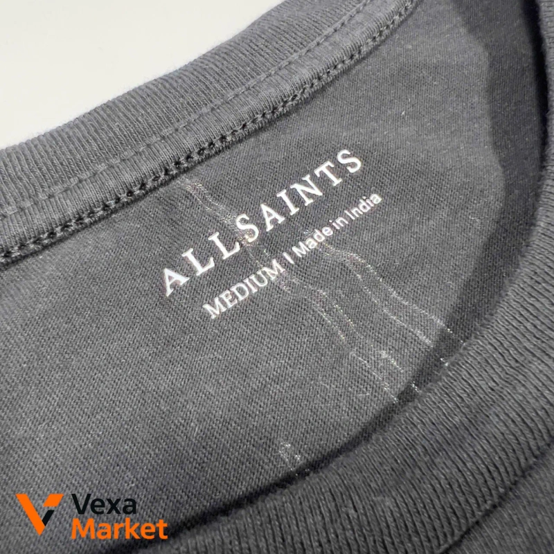 Allsaints футболка чоловіча чорна розмір M — фото 5