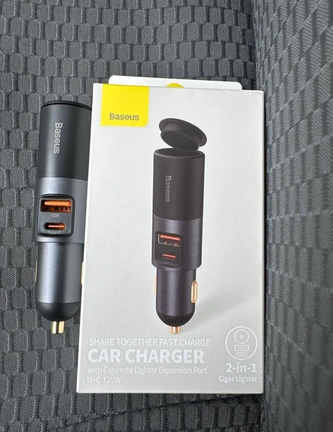 Автомобільний зарядний пристрій baseus 120 w