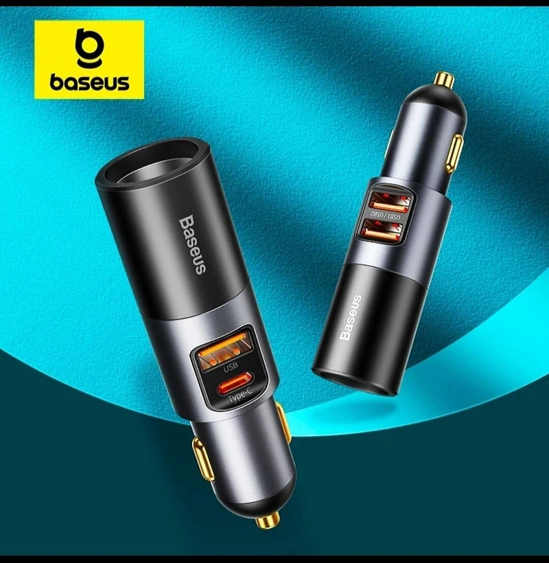 Автомобільний зарядний пристрій baseus 120 w — фото 2