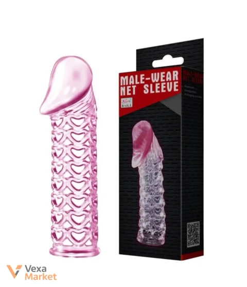 Baile Male-Wear Net Sleeve подовжуюча насадка з рельєфом