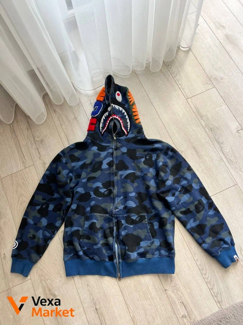 Bape Худі з принтом акули