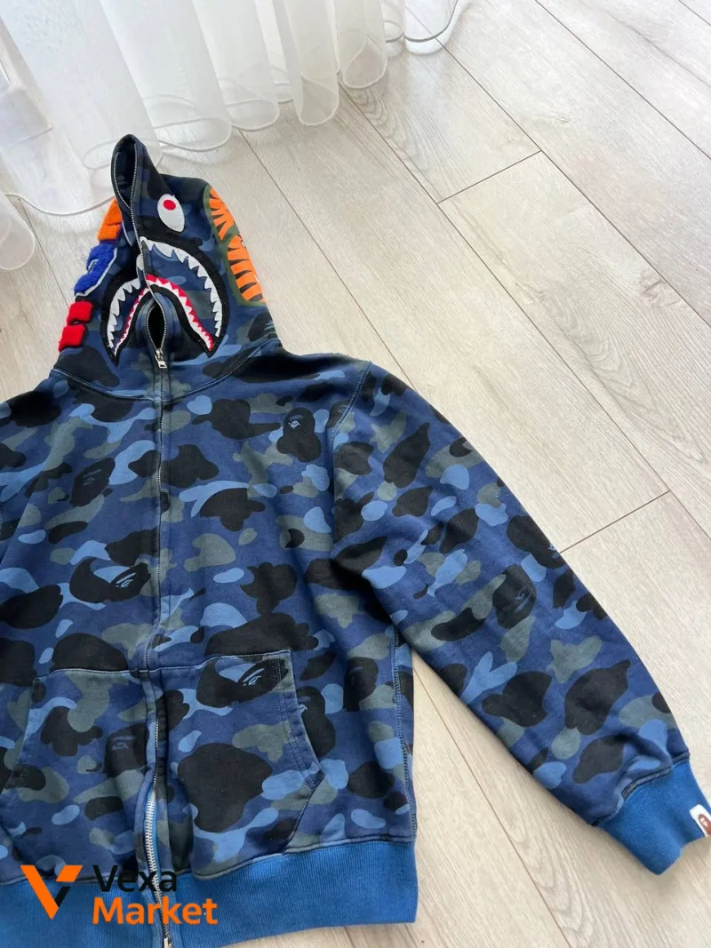 Bape Худі з принтом акули — фото 3